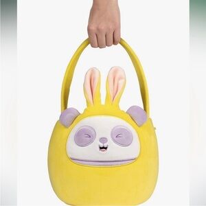 NWT Squishmallows Penny the Purple Easter Basket